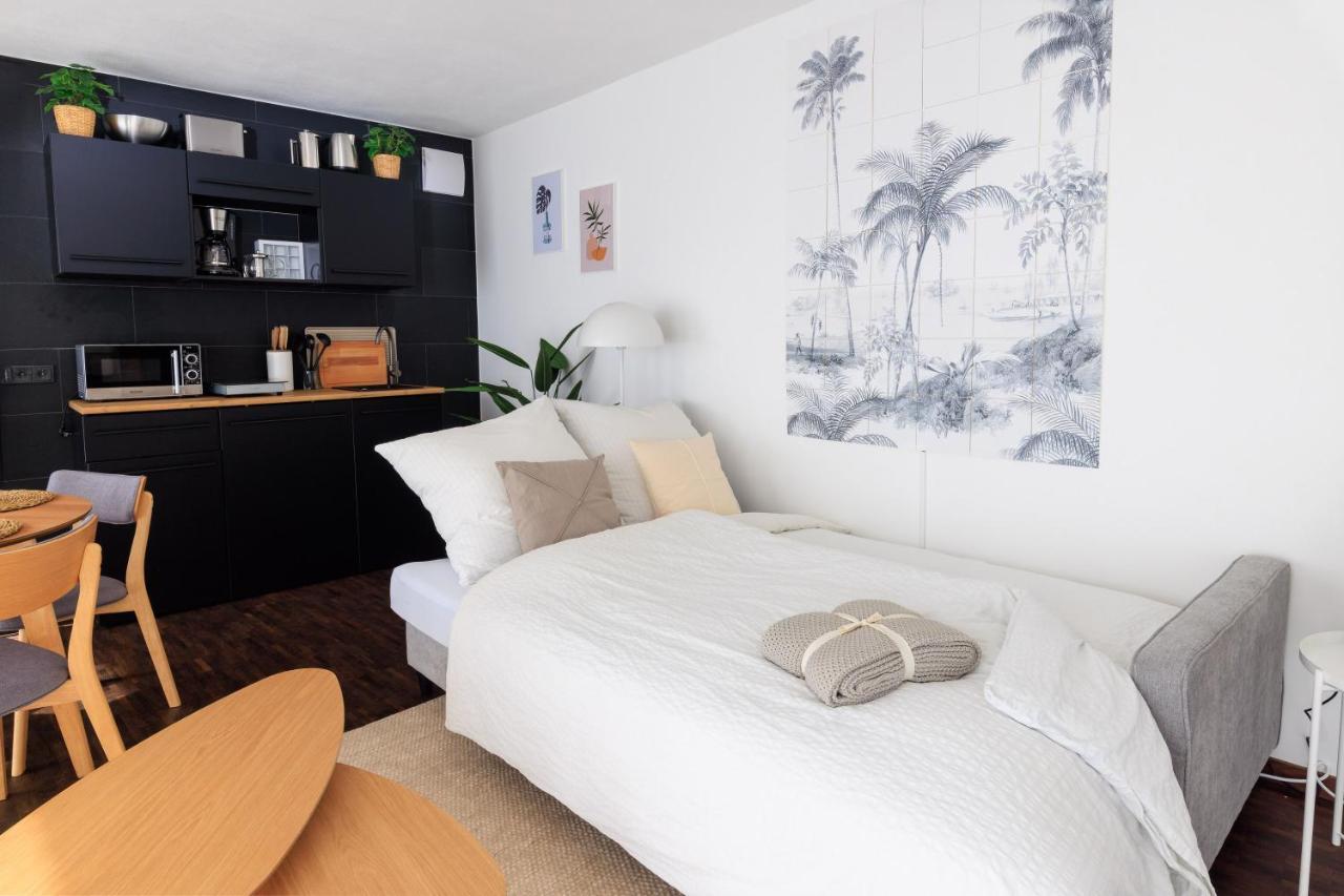 Global Living - Design Apartment I Rathausplatz I Beamer I Ac I Kitchen I Augsburg Dış mekan fotoğraf